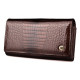 Женский кожаный кошелек с визитницей ST Leather (S9001A) 98283 Коричневый