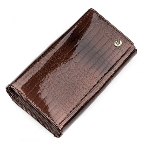 Гаманець жіночий з натуралной шкіри ST Leather (S9001A) 98282 Коричневий