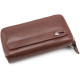 Клатч- борсетка на две молнии кожаный ST Leather (B139-3) 98107 Коричневый