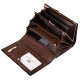 Женский кожаный кошелек с визитницей ST Leather (S9001A) 98283 Коричневый