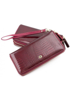 Женский кошелек из натуральной кожи ST Leather (S4001A) 98235 Бордовый