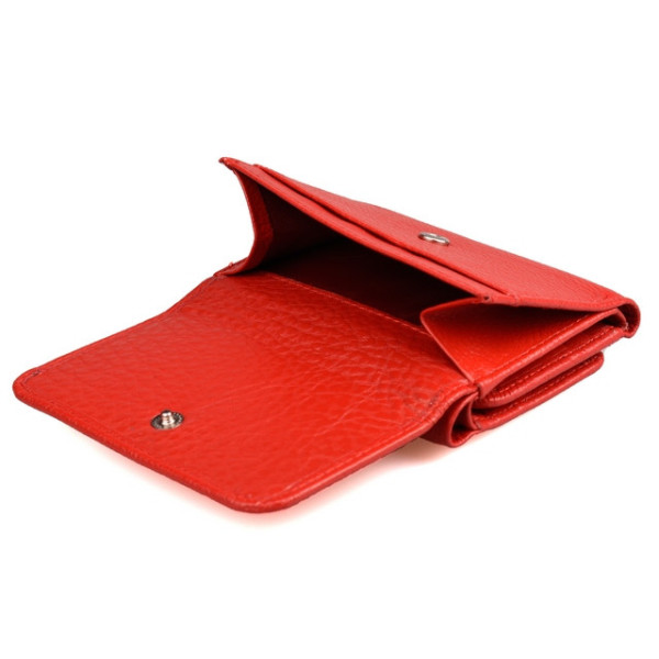Жіночий шкіряний гаманець ST Leather (ST403) 98455 Червоний