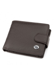 Мужской кошелек из натуралной кожи ST Leather (ST114) 98319 Коричневый