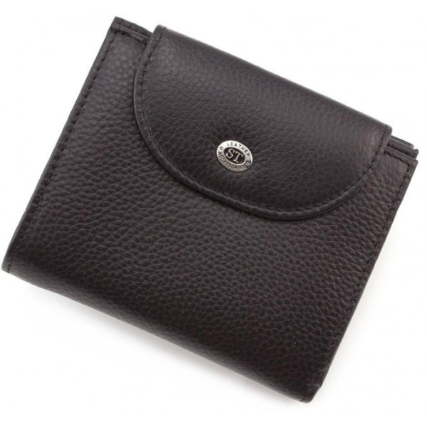 Кожаный кошелек ST Leather (ST410) 98471 Черный