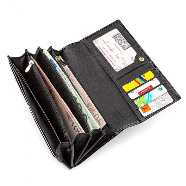 Кошелек женский кожаный ST Leather (S2001A) 98217 Черный