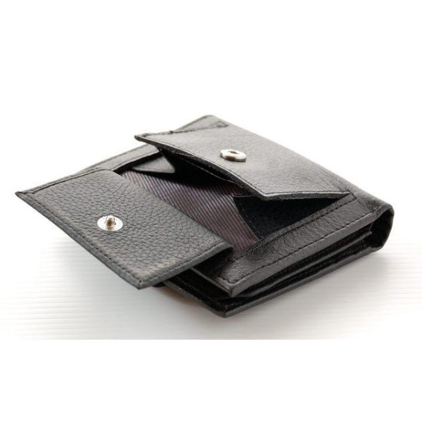 Маленький шкіряний гаманець ST Leather (ST430) 98509 Чорний