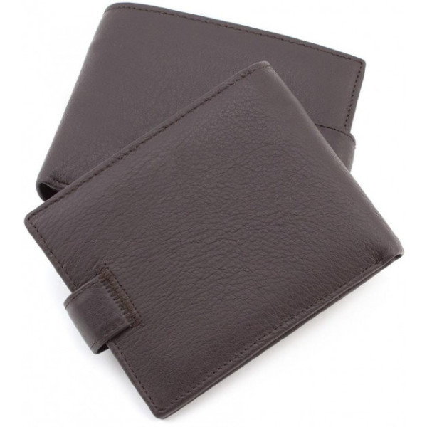 Чоловічий шкіряний гаманець ST Leather (ST137) 98332 Коричневий