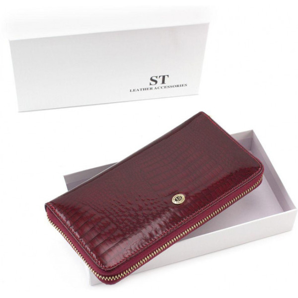 Женский кошелек из натуральной кожи ST Leather (S4001A) 98235 Бордовый