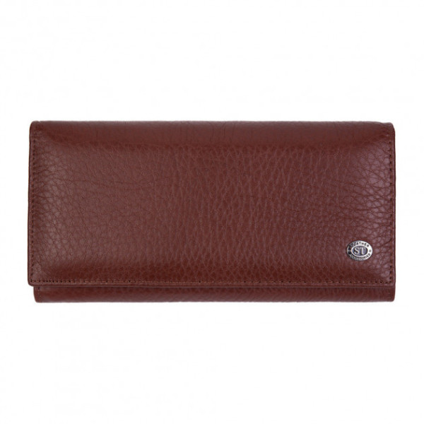 Гаманець жіночий зі шкіри ST Leather (ST150-1) 98370 Коричневий