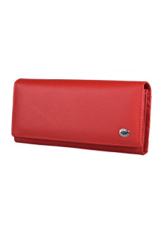 Женский кожаный кошелек ST Leather (ST150) 98360 Красный