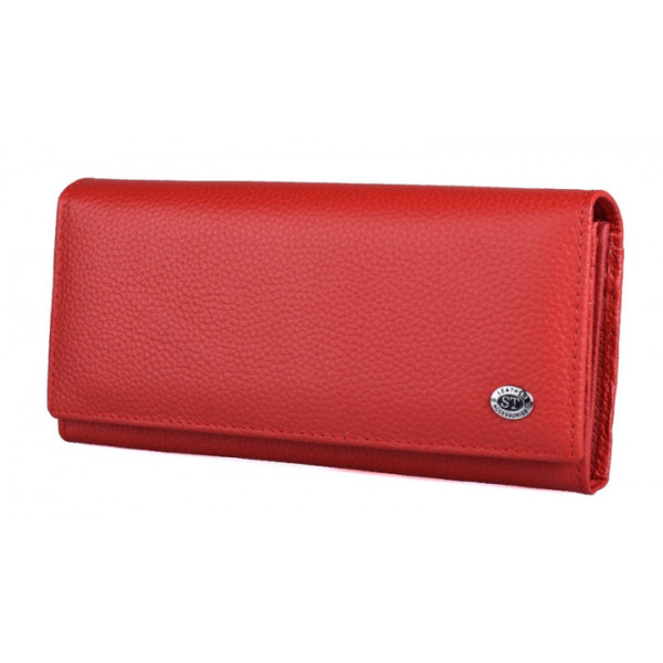 Жіночий шкіряний гаманець ST Leather (ST150) 98360 Червоний