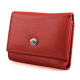 Женский кожаный кошелек складной маленький ST Leather (ST440) 98514 Красный