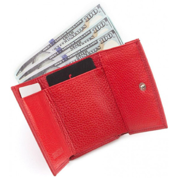 Жіночий шкіряний гаманець ST Leather (ST440) 98521 Червоний