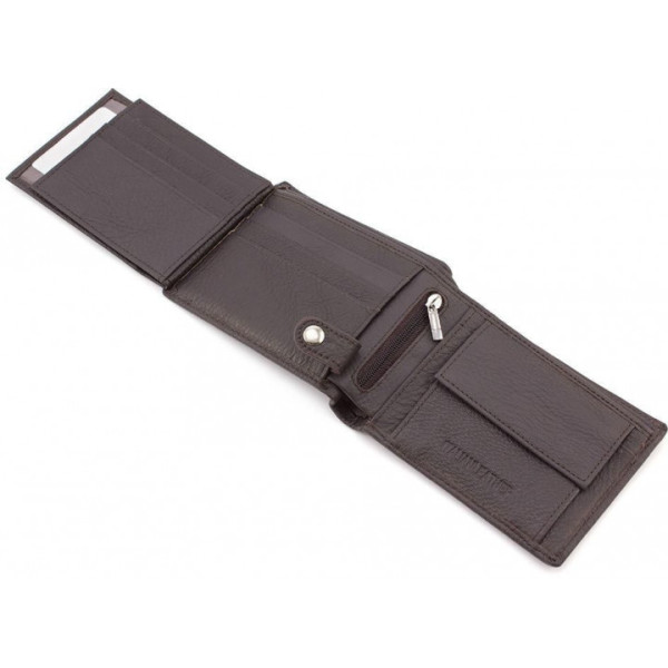 Мужской кожаный кошелек ST Leather (ST108) 98314 Коричневый