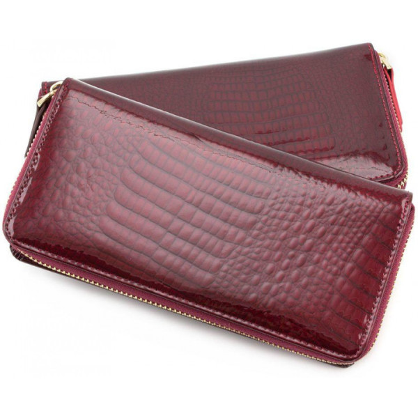 Жіночий гаманець зі шкіри ST Leather (S7001A) 98271 Бордовий