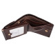 Женский кожаный кошелек складной маленький лаковый ST Leather (S1101A) 98201 Коричневый