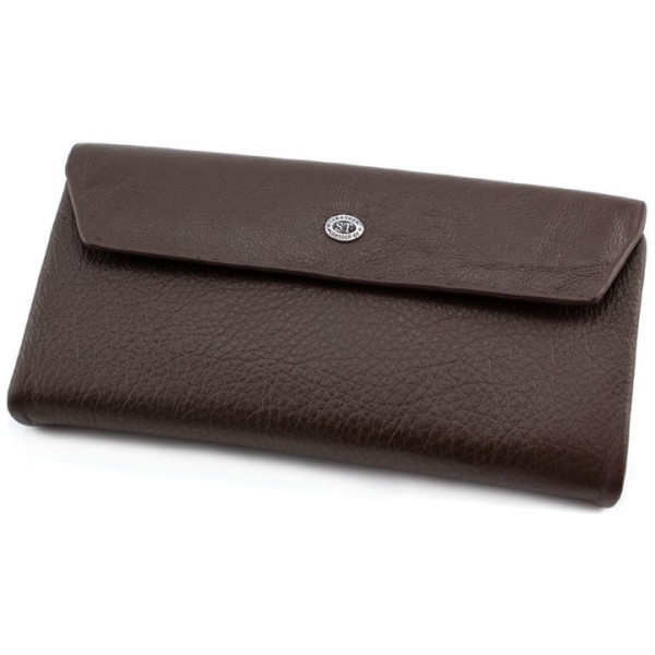 Клатч- кошелек кожаный ST Leather (ST42) 98488 Коричневый