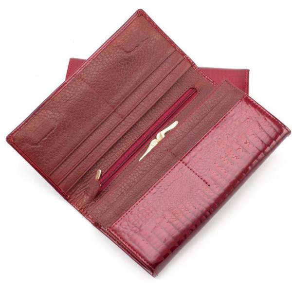 Жіночий гаманець шкіряний ST Leather (S6001A) 98258 Червоний
