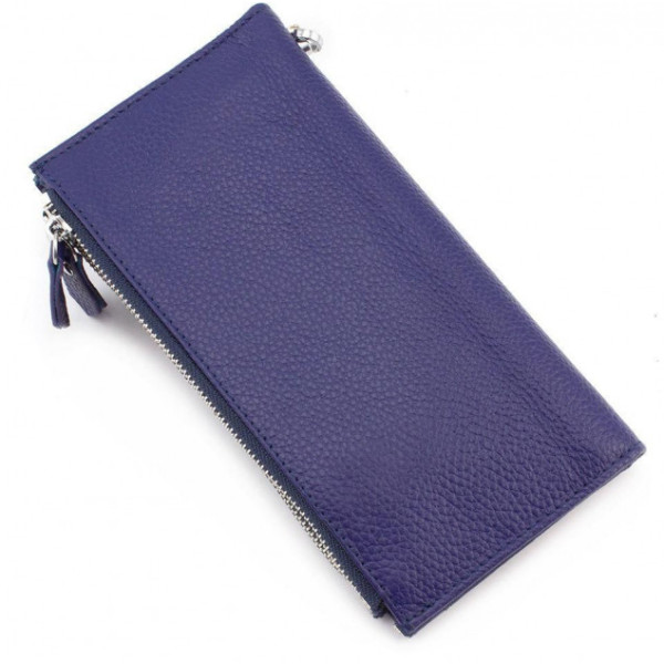 Кожаный женский кошелек ST Leather (ST420) 98491 Синий