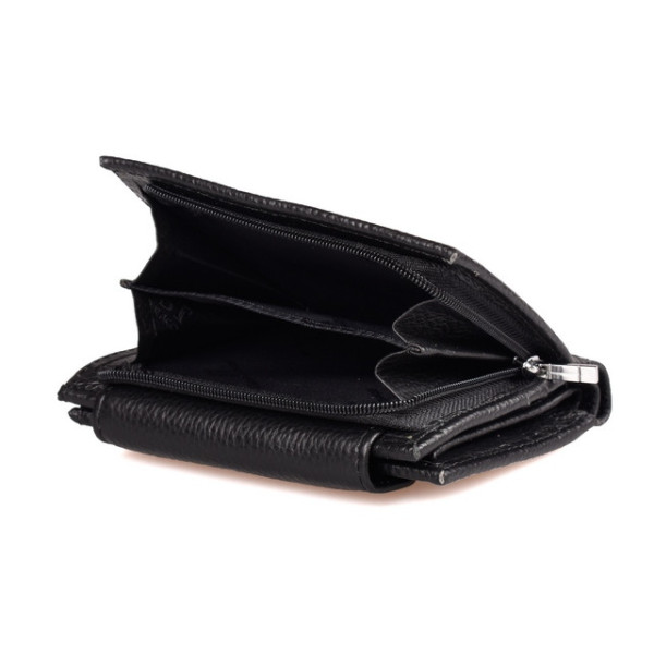 Шкіряний гаманець ST Leather (ST41) 98461 Чорний