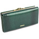 Стильный лаковый женский кошелек Marco Coverna MC-403-1011-7 (JZ6581) зелёный