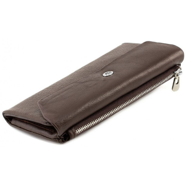 Клатч- кошелек кожаный ST Leather (ST42) 98488 Коричневый