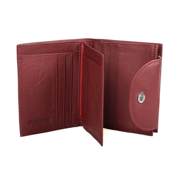 Жіночий шкіряний гаманець ST Leather (ST410) 98466 Бордовий