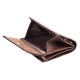 Женский кожаный кошелек складной маленький лаковый ST Leather (S1101A) 98201 Коричневый