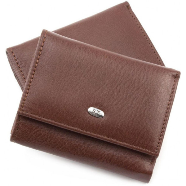 Женский кожаный кошелек ST Leather (ST440) 98518 Коричневый