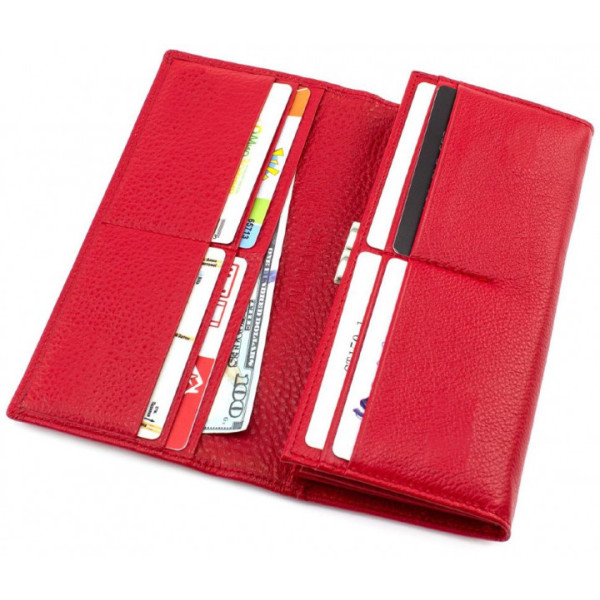 Женский кошелек кожаный ST Leather (ST150-1) 98367 Красный
