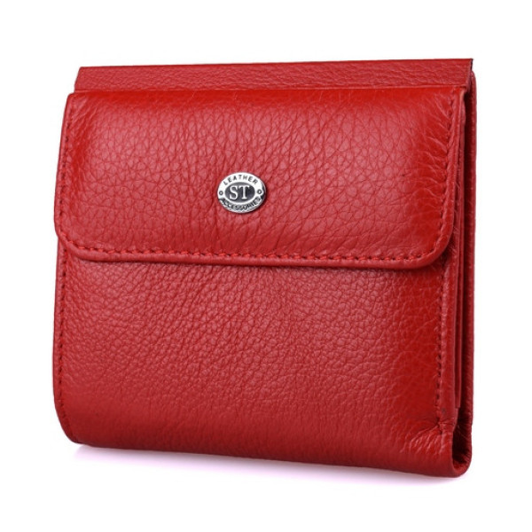 Женский кожаный кошелек ST Leather (ST209) 98411 Красный