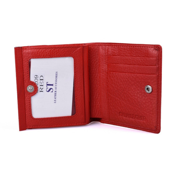Женский кожаный кошелек ST Leather (ST209) 98411 Красный