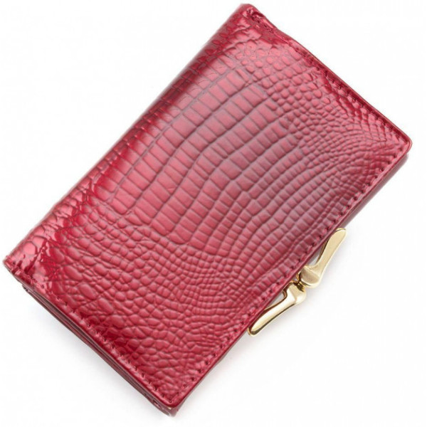 Жіночий шкіряний гаманець ST Leather (S1201A) 98210 Червоний