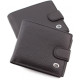 Мужской кожаный кошелек ST Leather (ST102) 98300 Черный