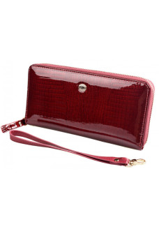 Женский кожаный кошелек на молнии ST Leather (S4001A) 98244 Бордовый