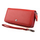 Женский кожаный кошелек клатч на две молнии ST Leather (SТ238-2) 98576 Красный