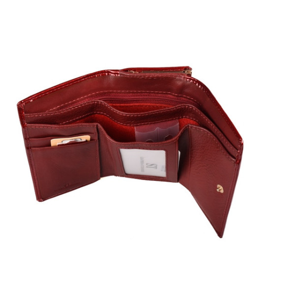 Жіночий шкіряний гаманець ST Leather (S1201A) 98209 Червоний