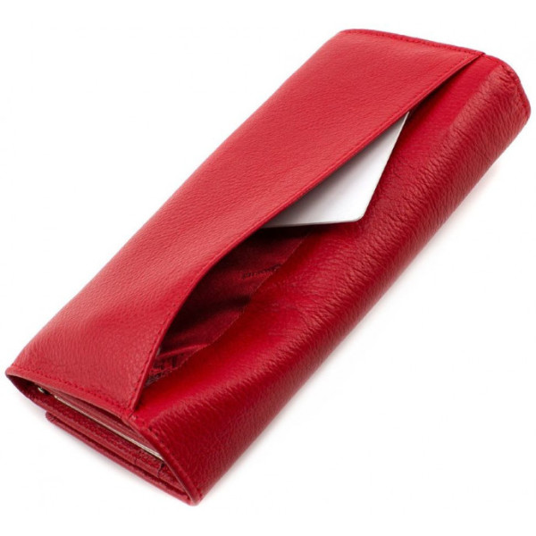Женский кошелек кожаный ST Leather (ST150-1) 98367 Красный
