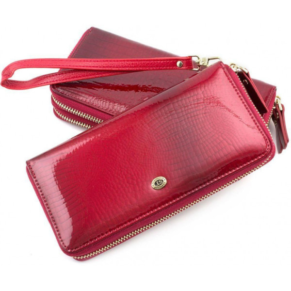 Женский кошелек из кожи ST Leather (S4001A) 98240 Красный