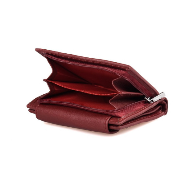 Жіночий шкіряний гаманець ST Leather (ST410) 98466 Бордовий