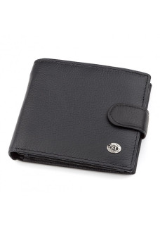 Мужской кошелек кожаный ST Leather (ST138) 98340 Черный