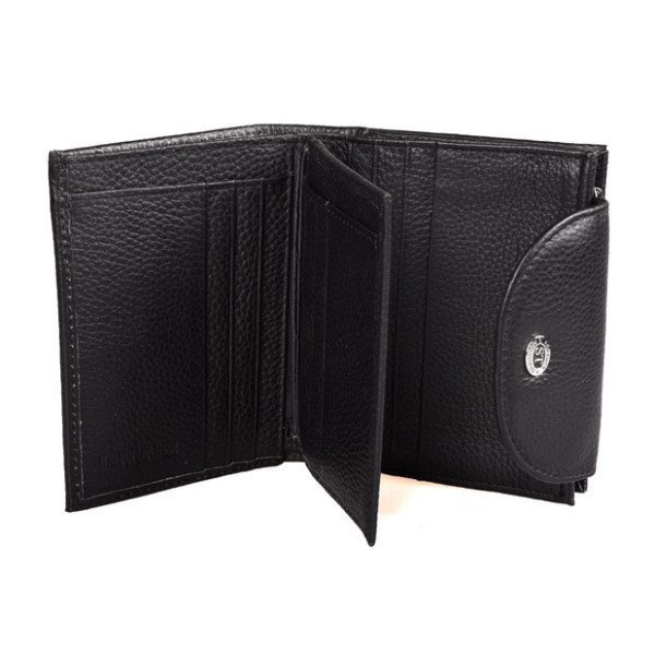 Шкіряний гаманець ST Leather (ST41) 98461 Чорний