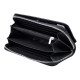 Кожаный кошелек на молнии с визитницей ST Leather (ST202) 98408 Черный