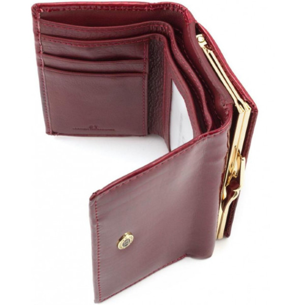 Жіночий шкіряний гаманець ST Leather (S1201A) 98210 Червоний