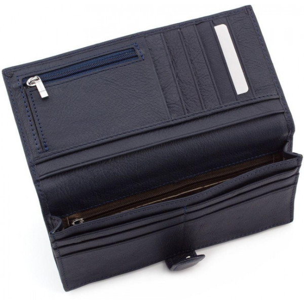 Мужской кожаный кошелек ST Leather (ST147) 98346 Синий