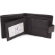 Мужской кожаный кошелек ST Leather (ST103) 98303 Черный