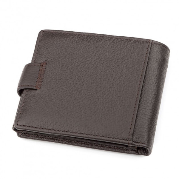 Чоловічий гаманець натуральна шкіра ST Leather (ST102) 98301 Коричневий