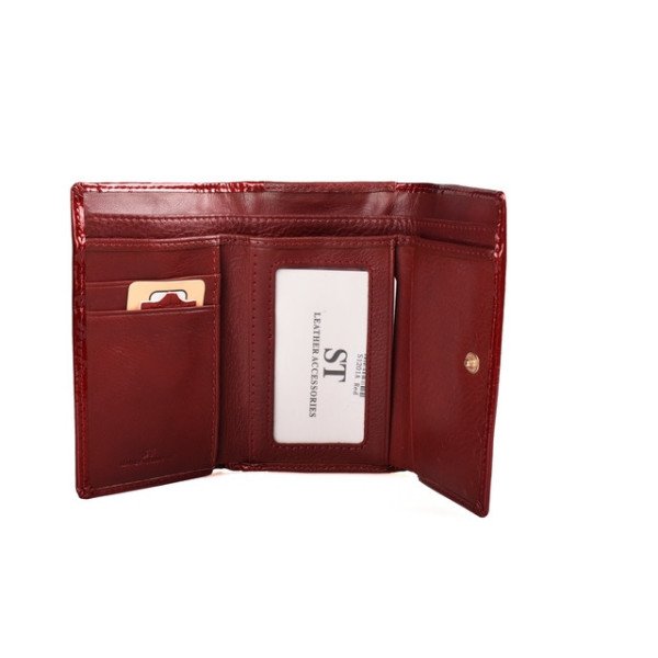 Жіночий шкіряний гаманець ST Leather (S1201A) 98209 Червоний
