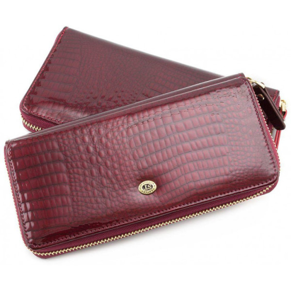 Жіночий гаманець зі шкіри ST Leather (S7001A) 98271 Бордовий