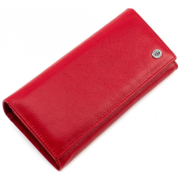 Женский кошелек кожаный ST Leather (ST150-1) 98367 Красный